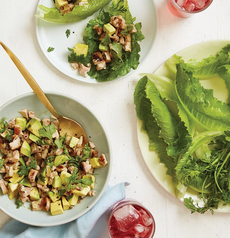Ensalada de Cerdo y Aguacate
