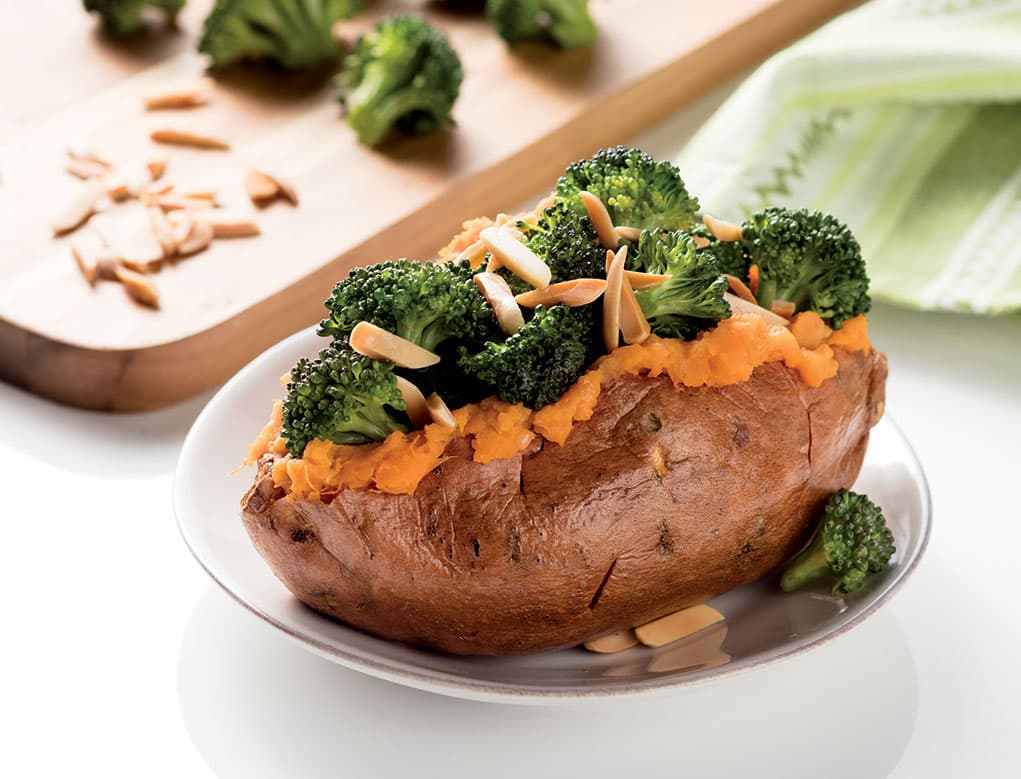 Batatas rellenas de Brócoli