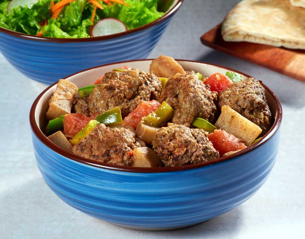 Berenjena con Albóndigas (Borani Bademjan)