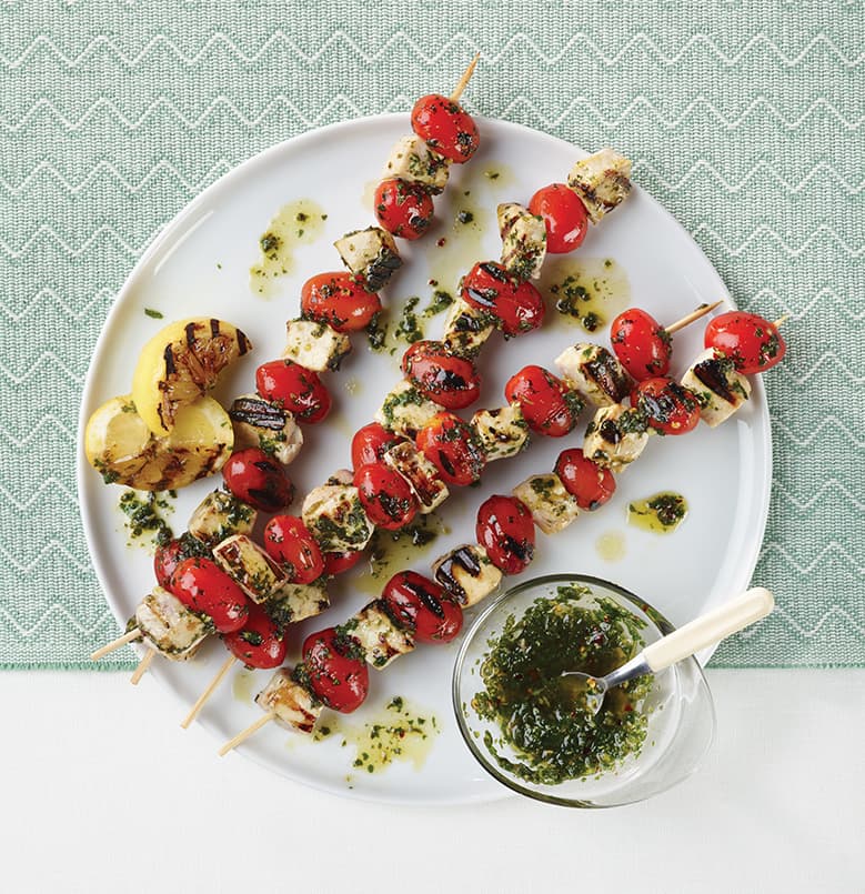 Brochetas de Pescadores (Spiede Alla Marinara)