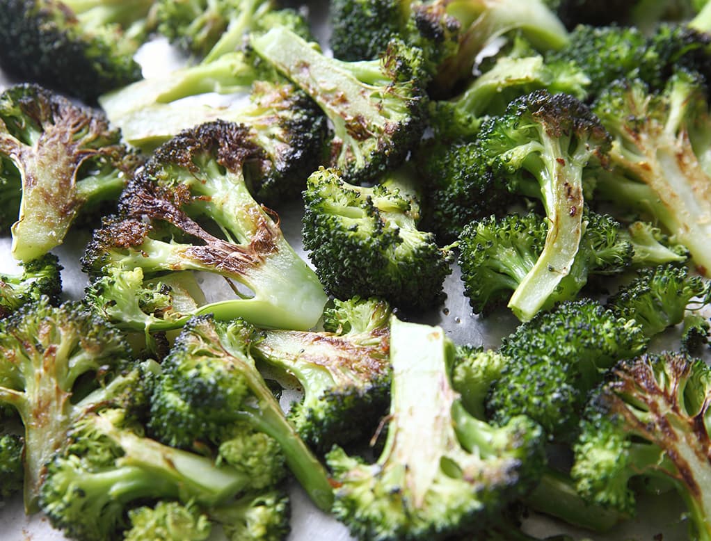 Brócoli crujiente al horno