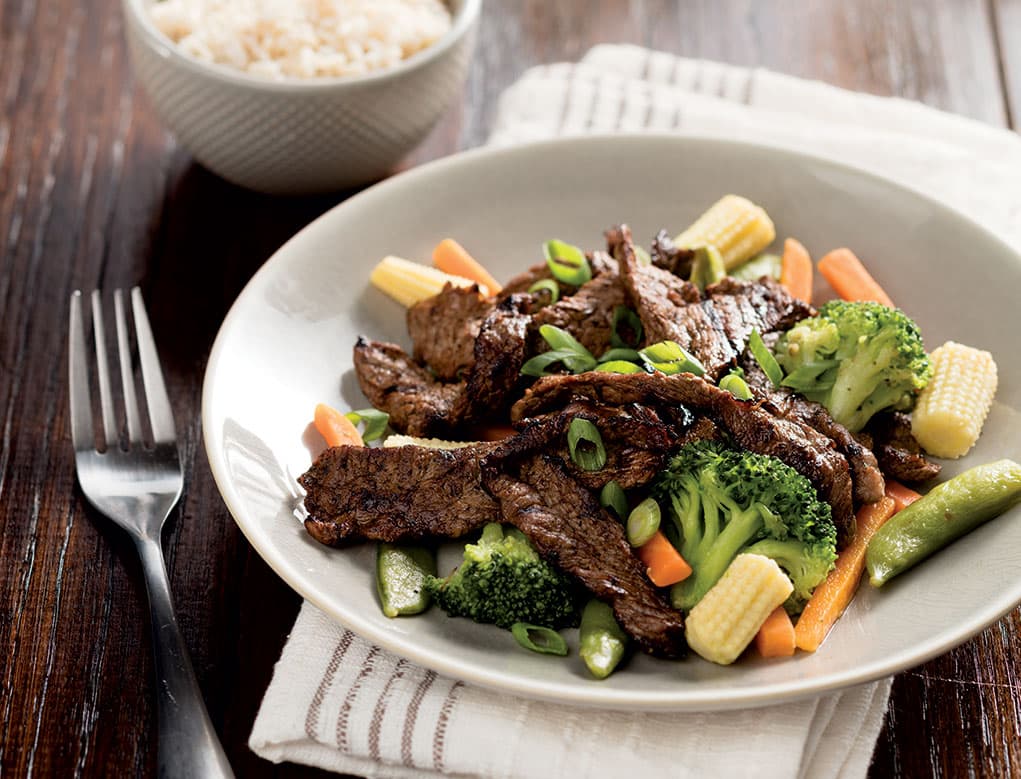Bulgogi (carne de vaca coreana a la parrilla)