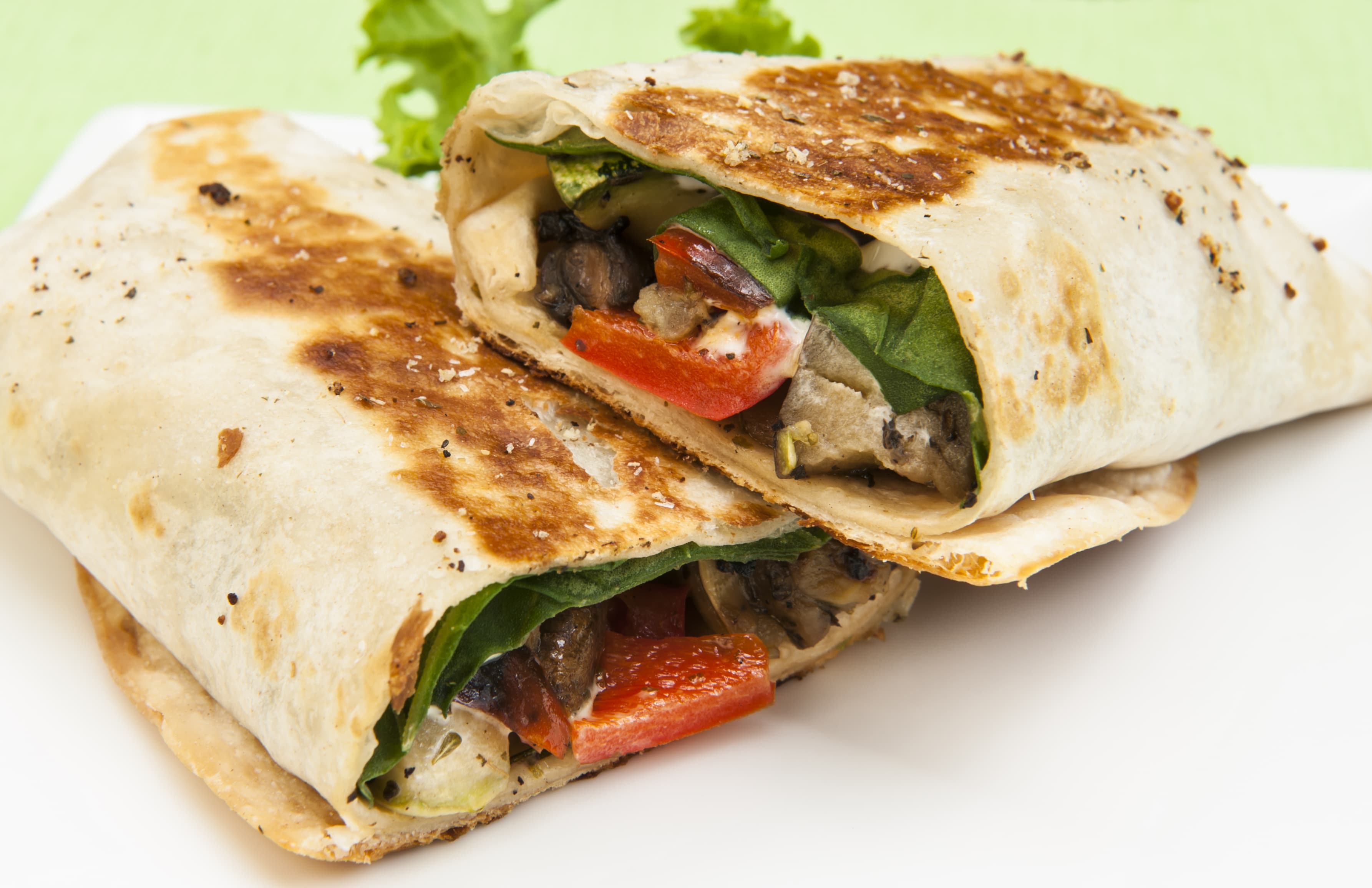 Burrito de vegetales a la Parrilla
