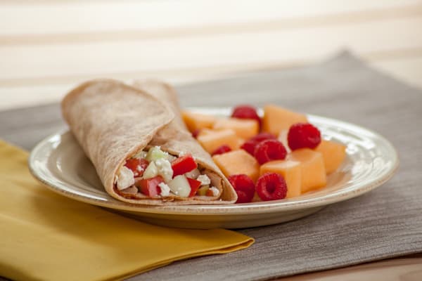 Burrito mediterráneo de Pavo