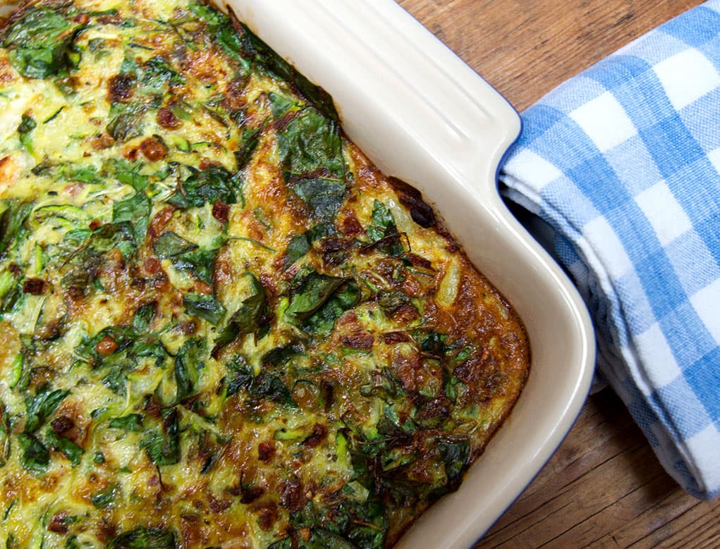 Cacerola de Huevos y Vegetales