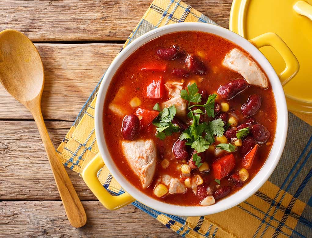 Chili de pollo económico
