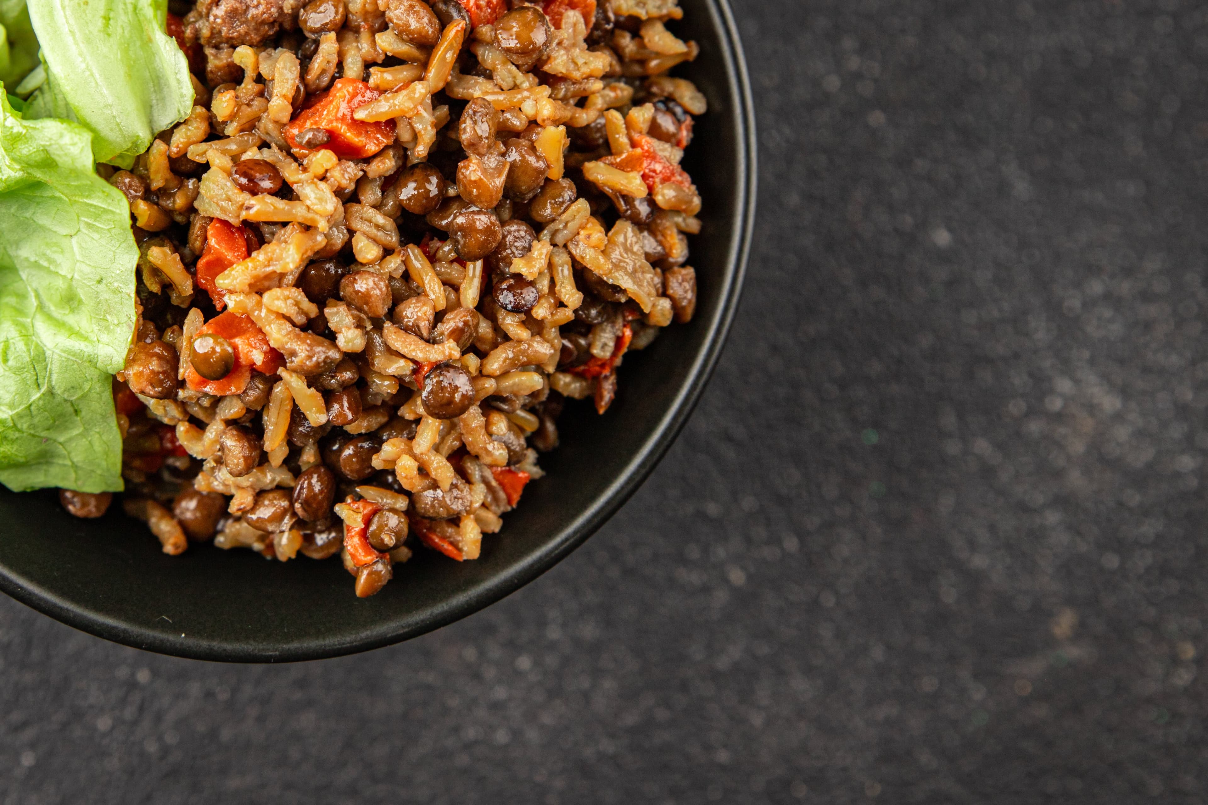 Congrí-Light (Frijoles negros cubanos y arroz)