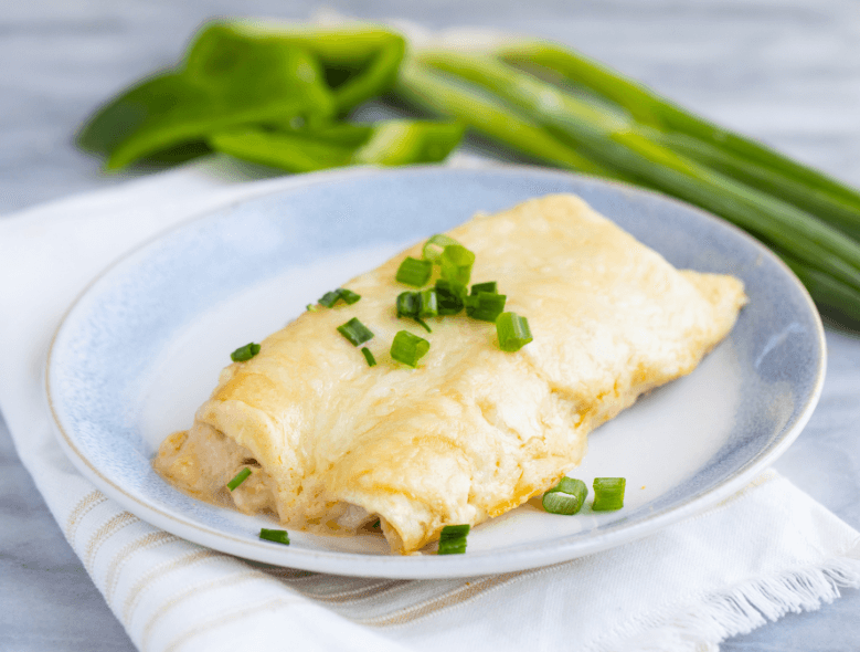 Enchiladas De Pimiento Verde