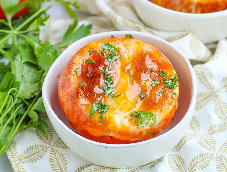Ensalada De Atún Tomate Relleno Derretido