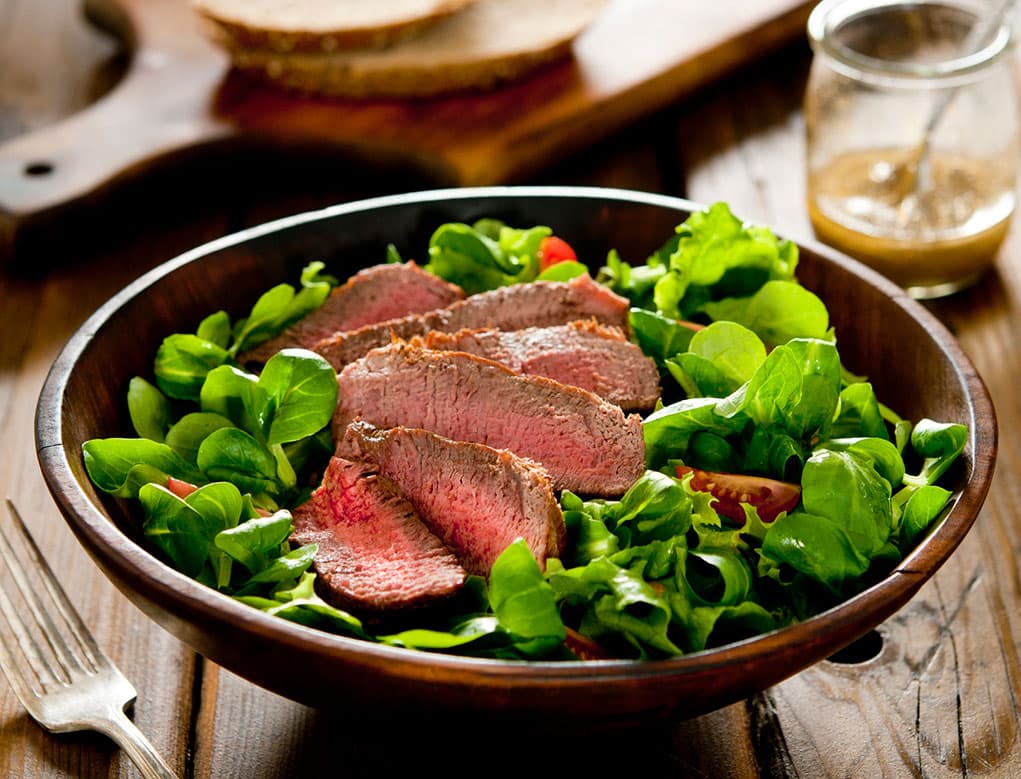 Ensalada de Bistec a la Parrilla