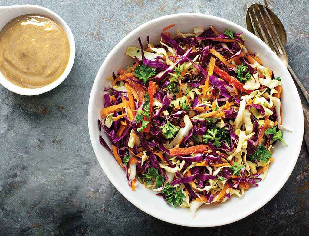 Ensalada de col dulce sureña