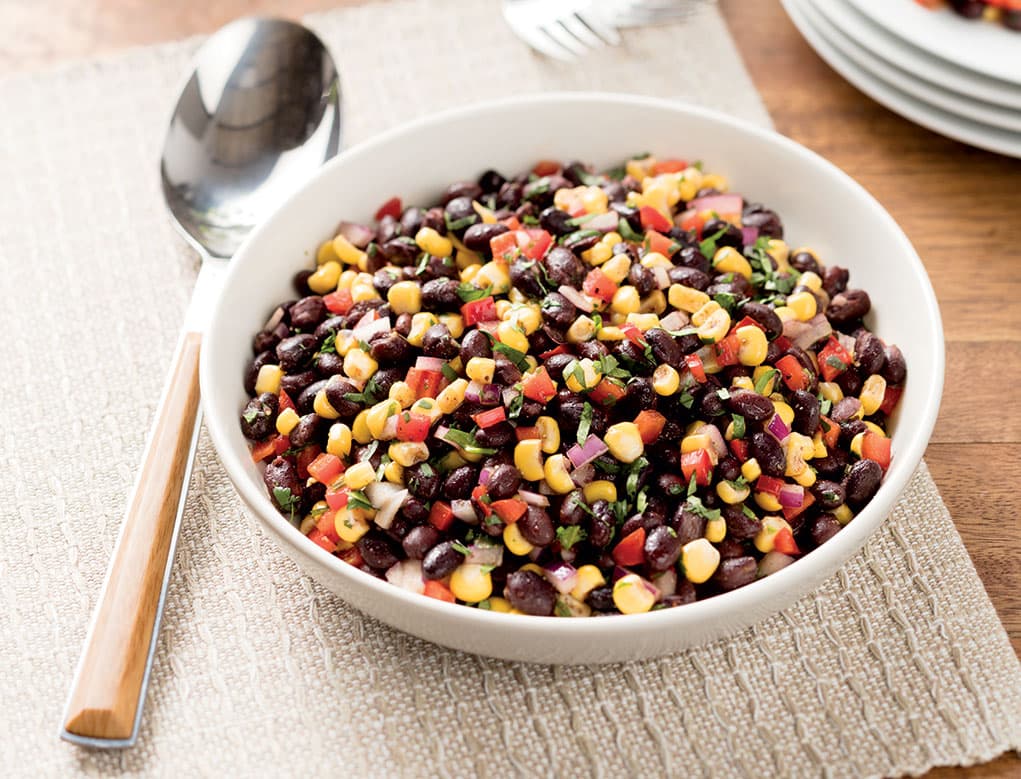 Ensalada de Frijoles negros y maíz