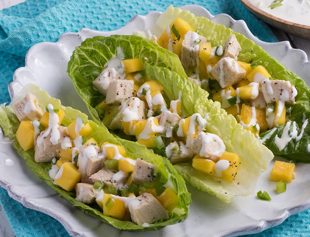 Ensalada de Mango con Pollo