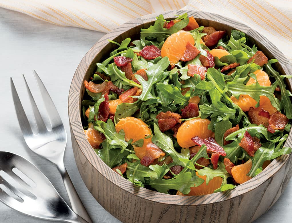 Ensalada de Rúcula con Mandarinas