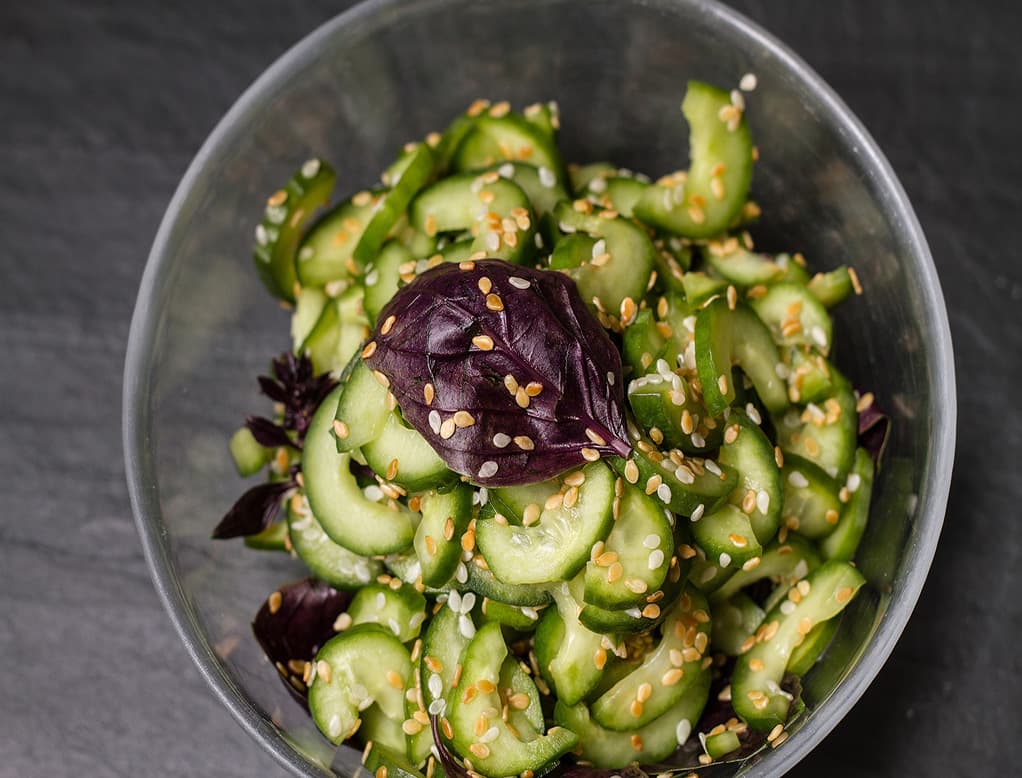 Ensalada japonesa de Pepino