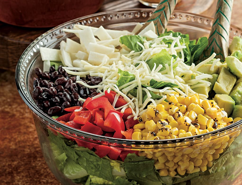 Ensalada mexicana picada con limón