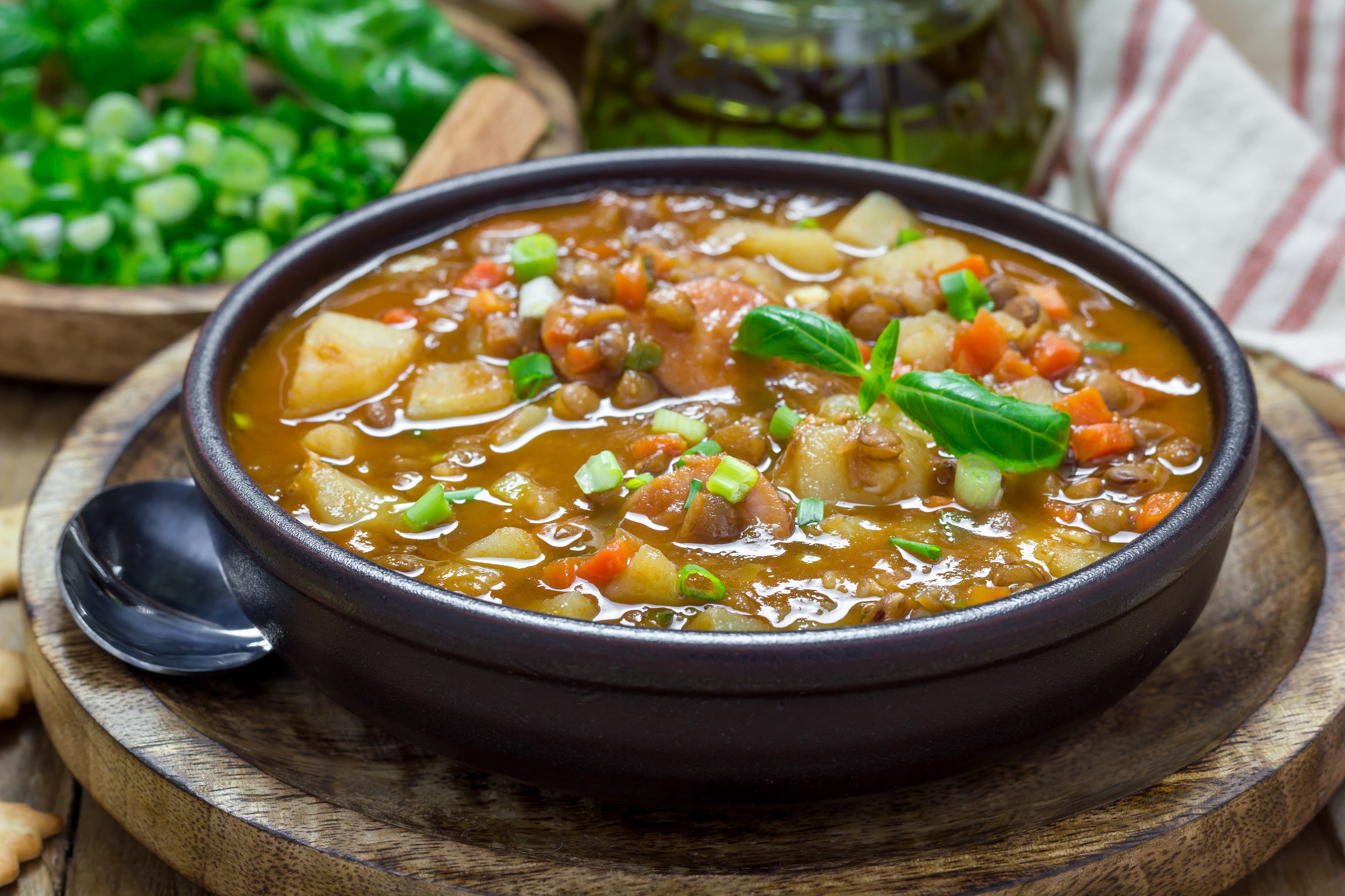 Estofado picante de Lentejas