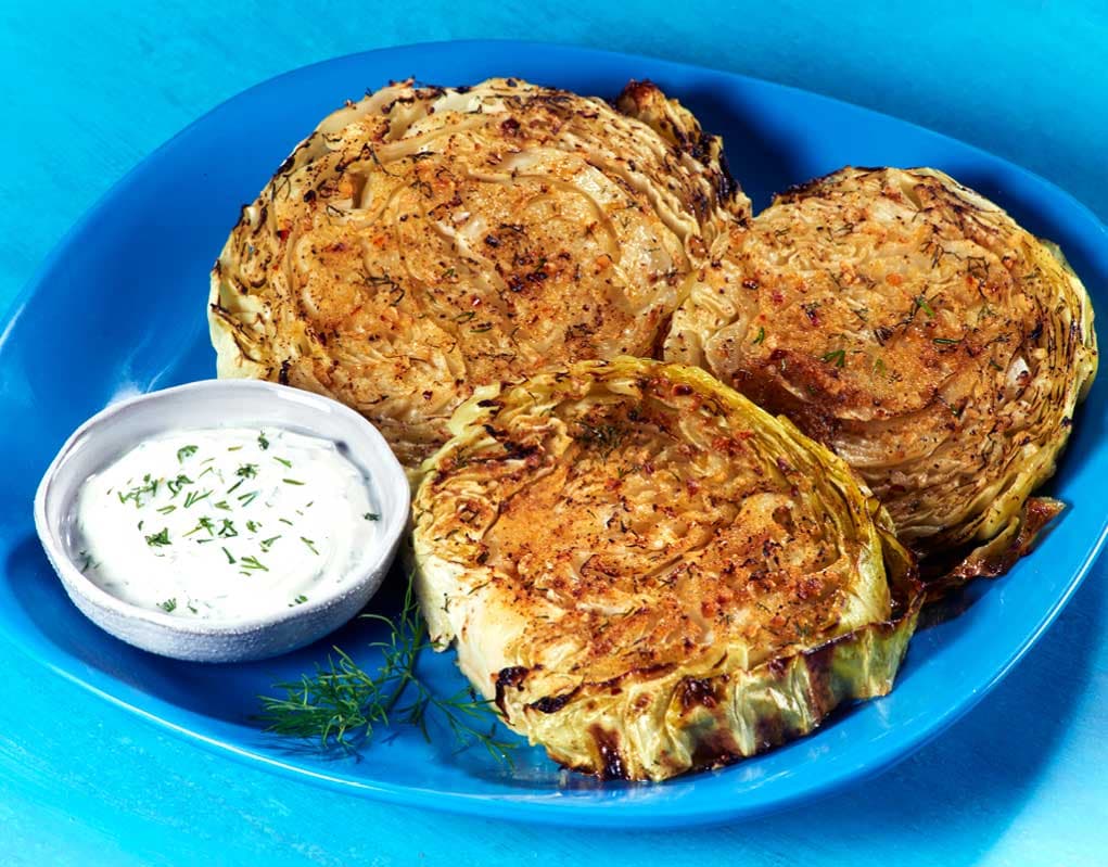 Filetes rostizados de Col