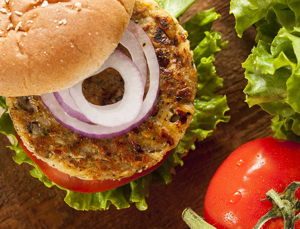 Hamburguesa básica de frijoles