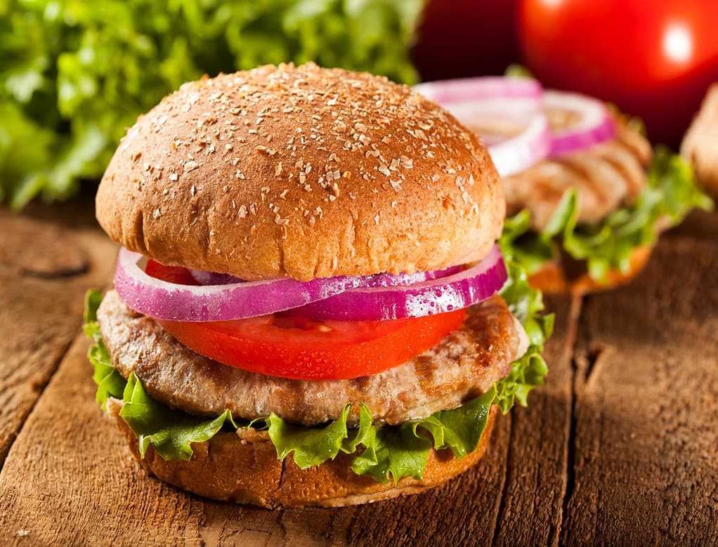Hamburguesas de Pollo a la Barbacoa