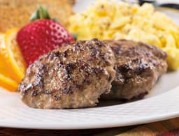 Hamburguesas de salchicha para un desayuno sin culpa