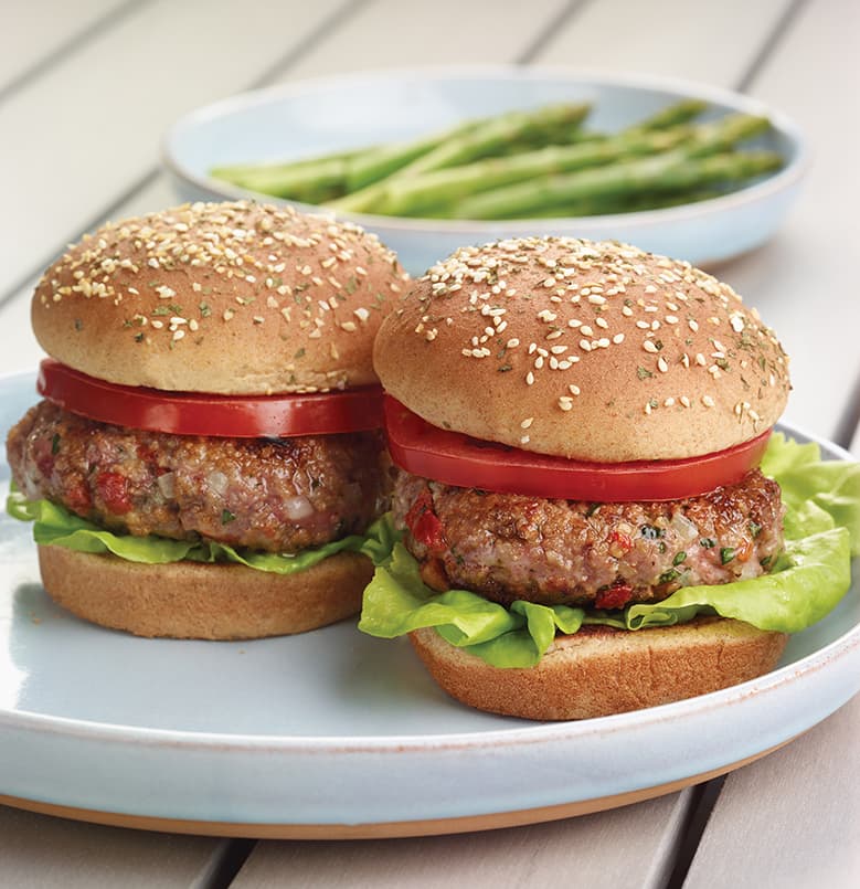 Hamburguesas jugosas de Cordero
