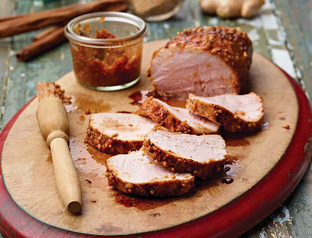 Lomo de cerdo asado al estilo Vindaloo