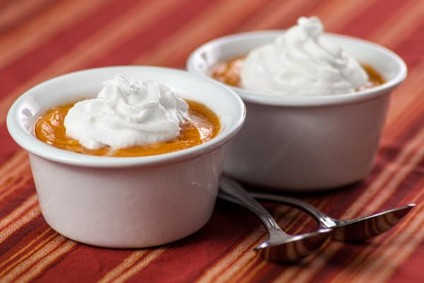 Panna Cotta de Calabaza Baja en Grasas