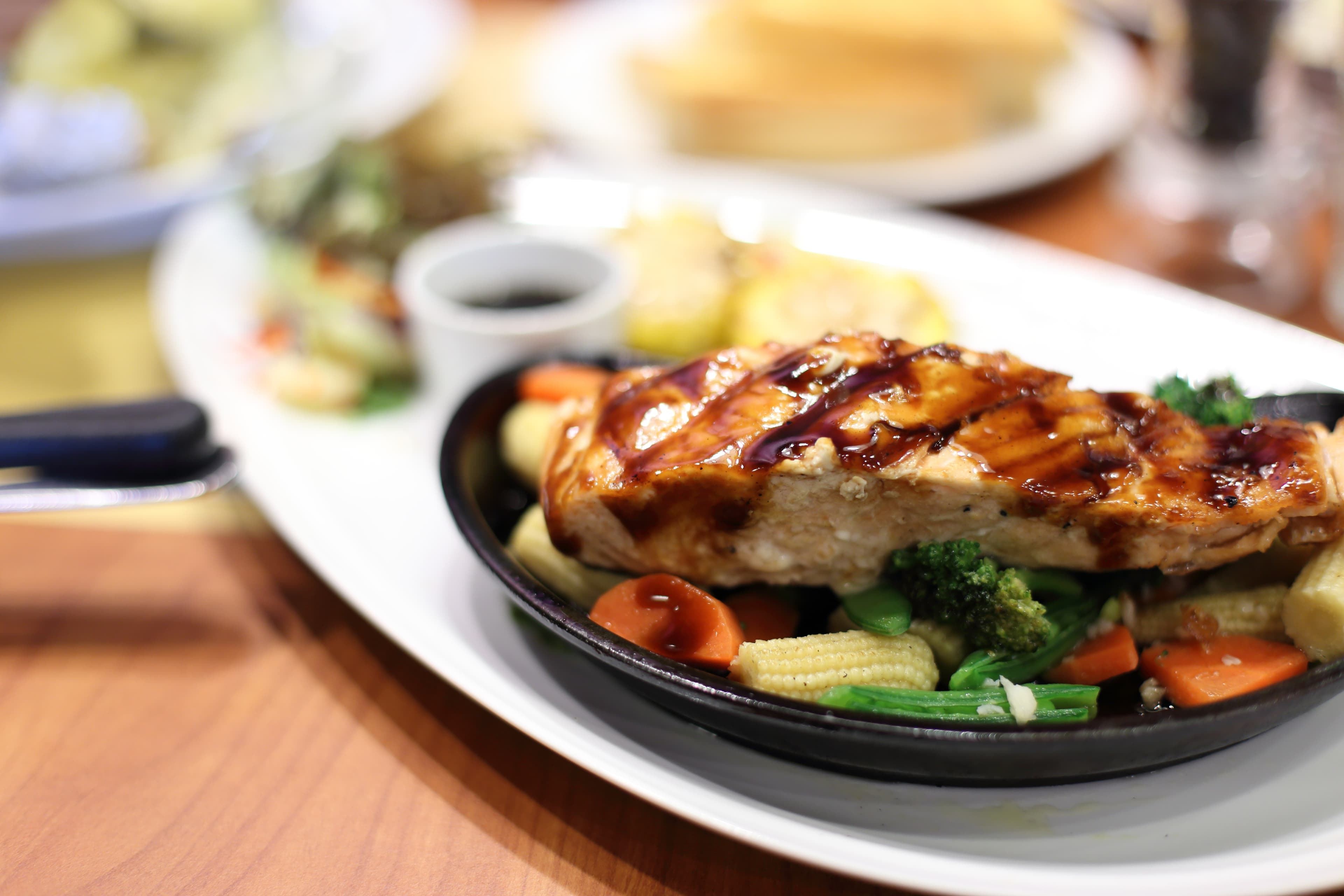 Paquete de atún Teriyaki a la Parrilla