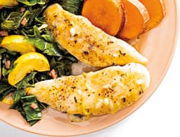 Pollo al limón con Romero y Ajo