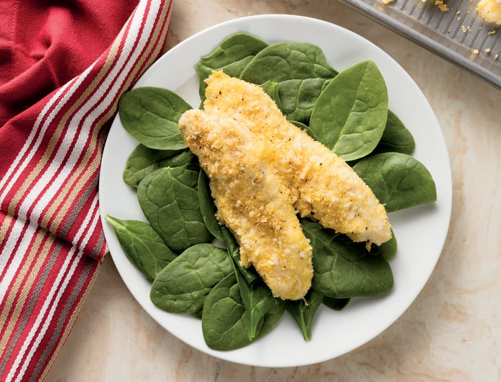 Pollo con Corteza de Parmesano