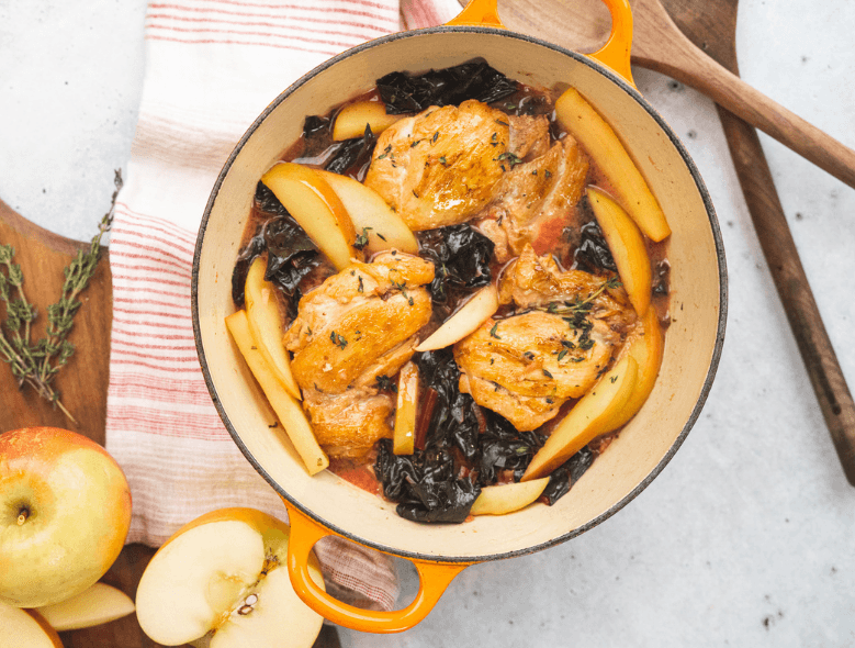Pollo Estofado A La Sidra