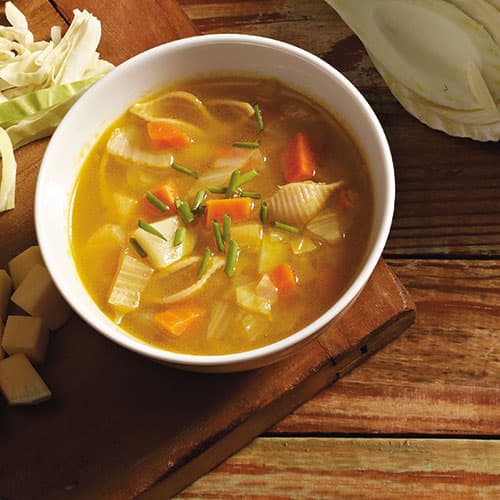 Potaje de verduras de invierno con Pasta