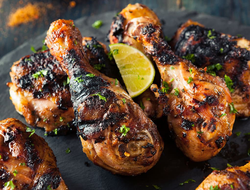 Receta económca de pollo asado con lima y cilantro