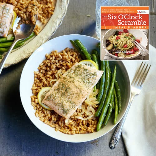 Salmón suculento con Cebollas caramelizadas