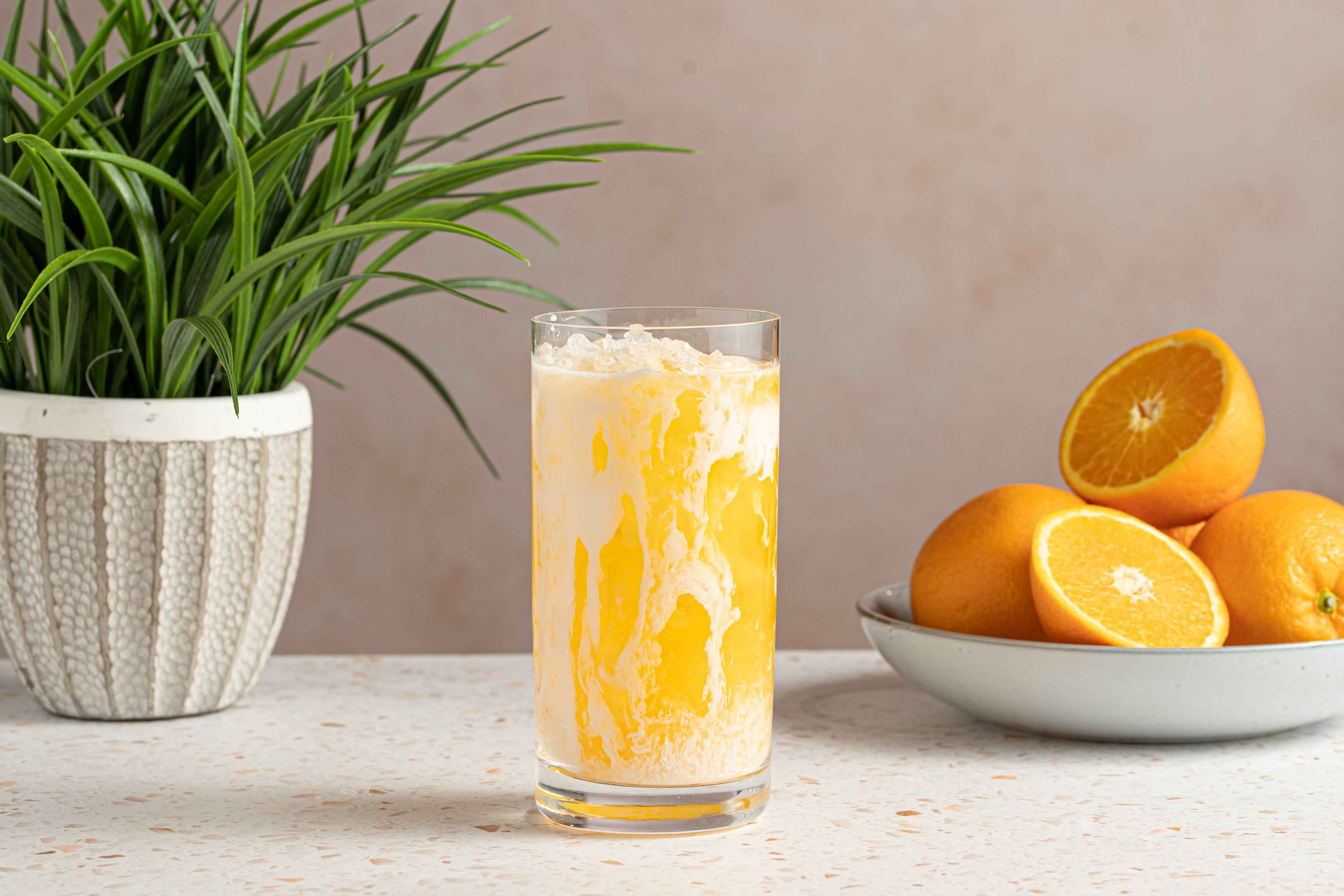 Soda Italiana De Crema De Naranja