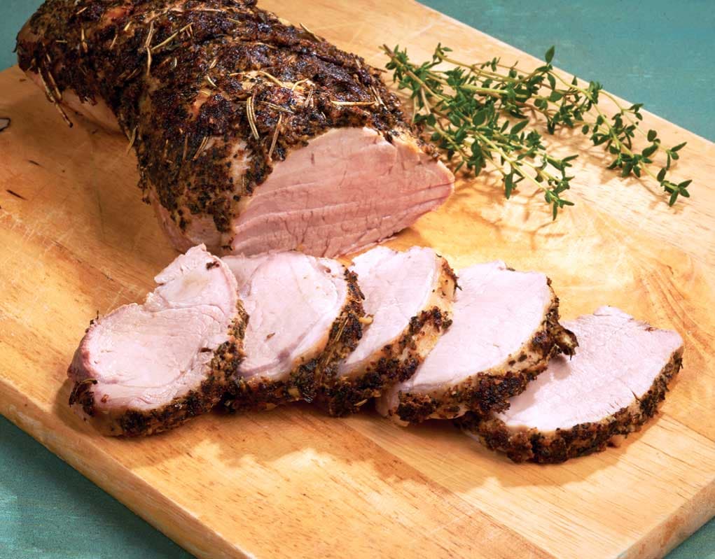 Solomillo de Cerdo Frotado con hierbas