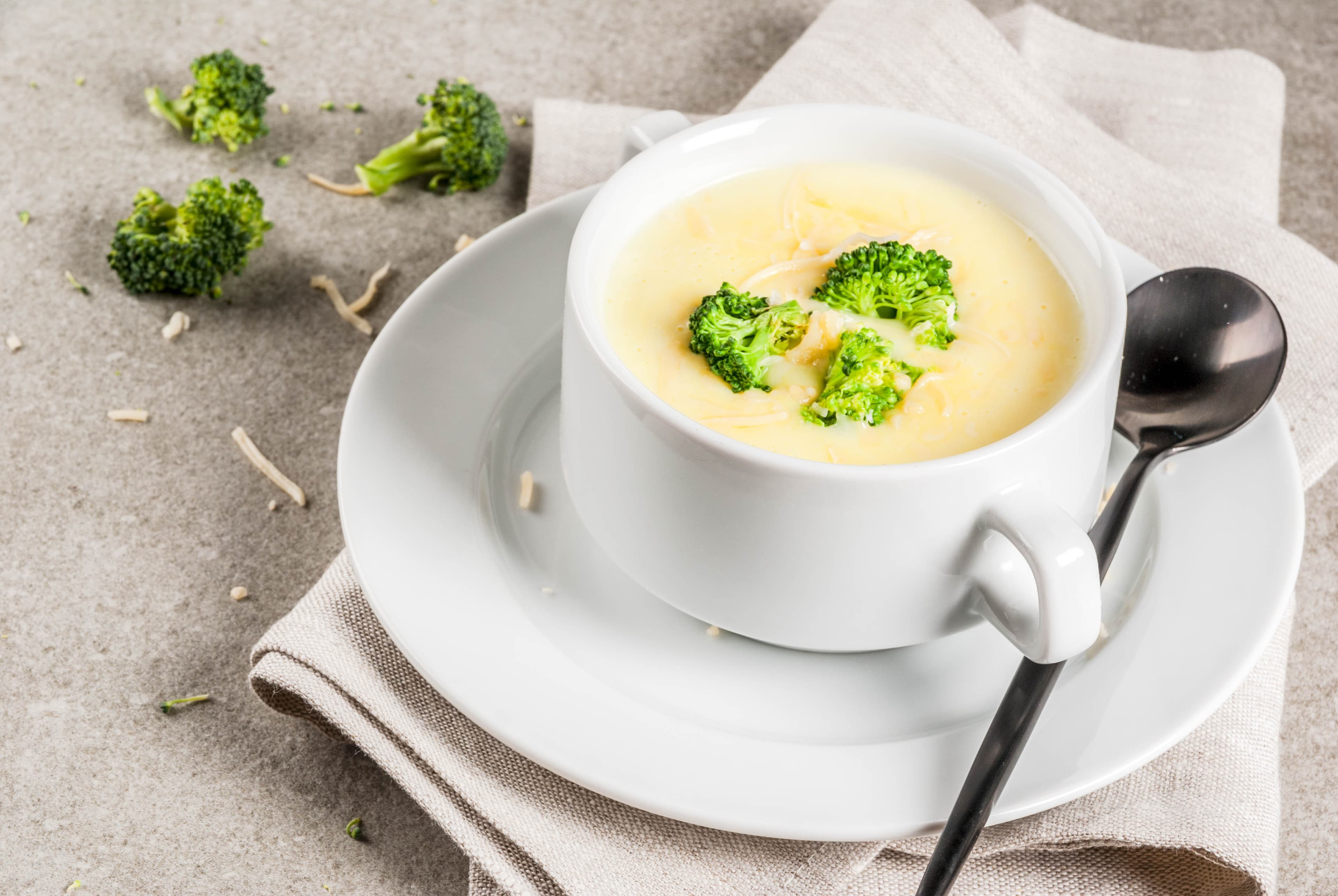 Sopa de Brócoli con Queso