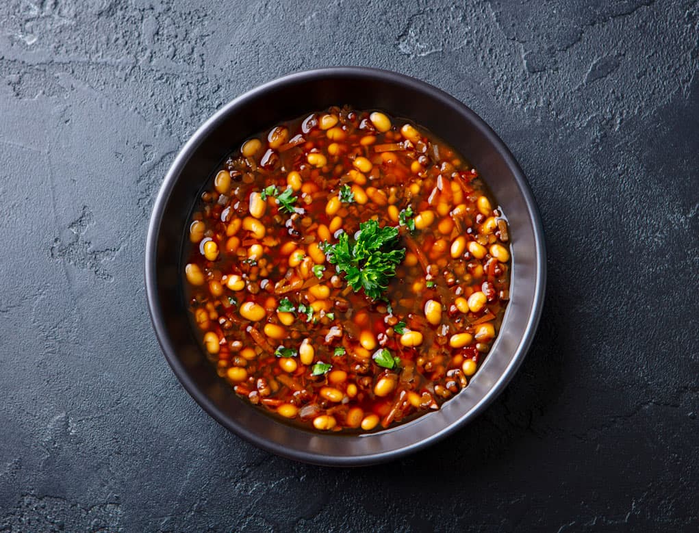 Sopa de Chili con Pavo Blanca y Negra en la Instant Pot