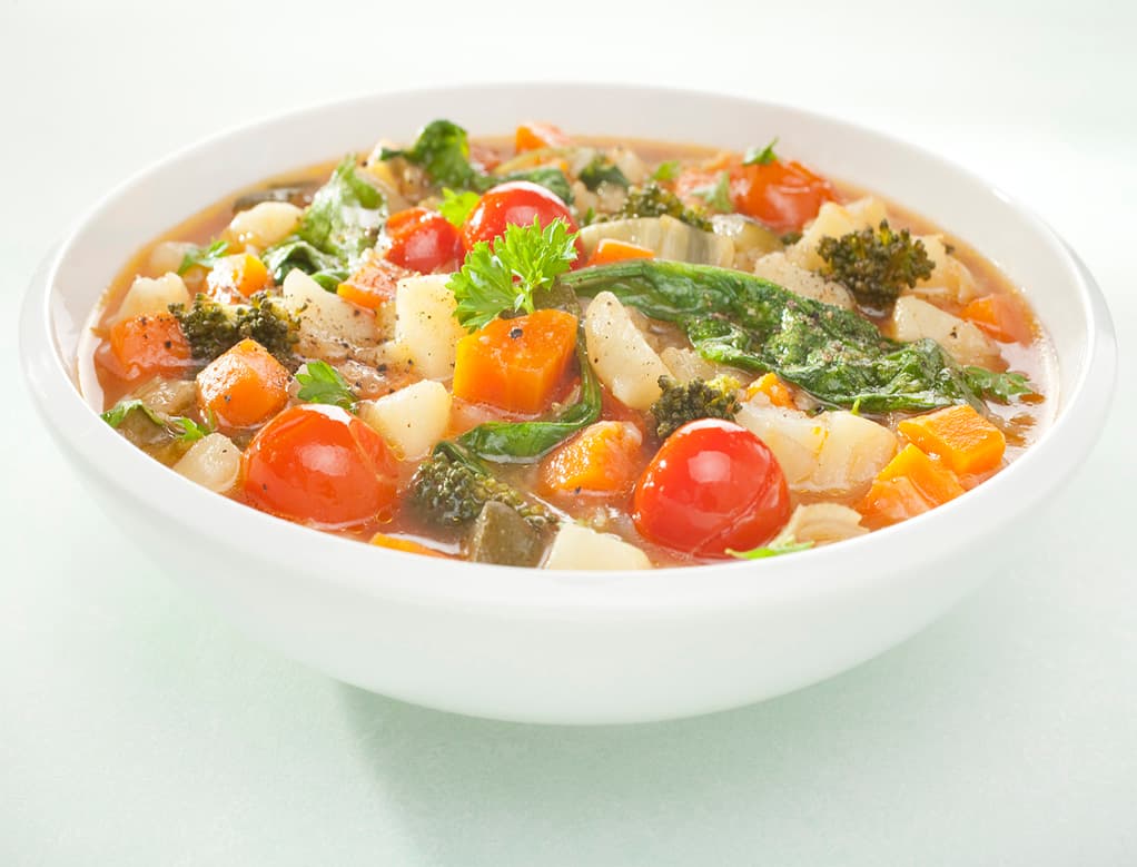 Sopa de Cosecha de Jardín