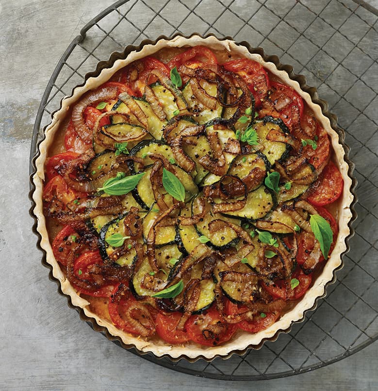 Tarta provenzal de verduras