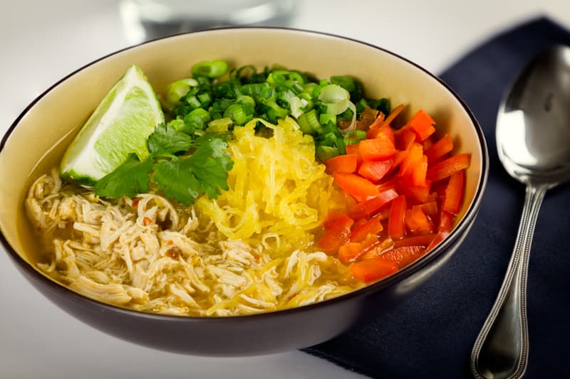 Tazón de Fideos "Ramen" de Espagueti de zapallo