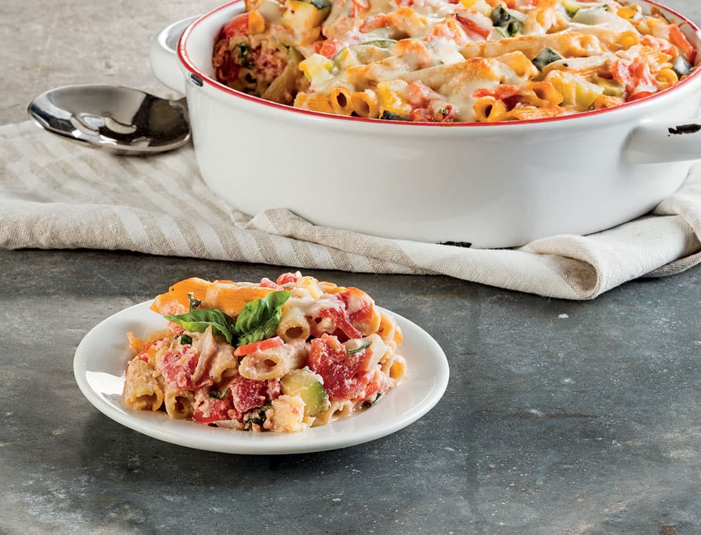 Ziti Horneado con Vegetales